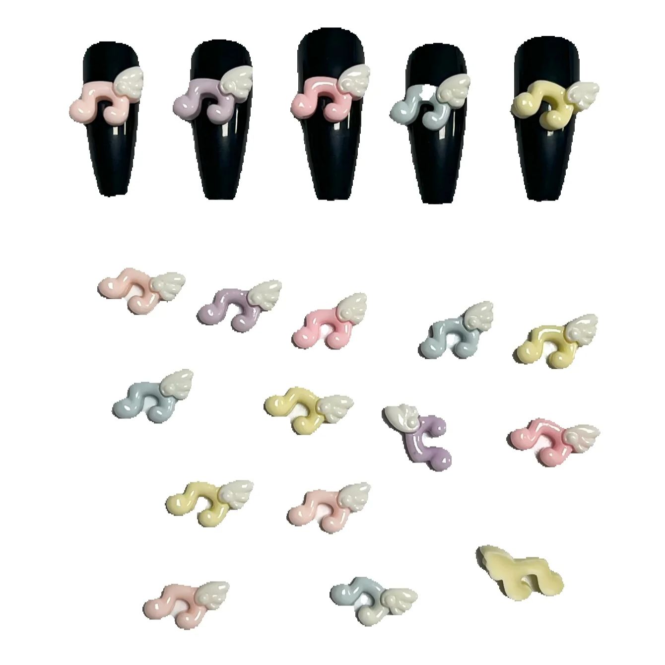 Gold 6138 - 40 ชิ้นสุ่มผสม Y2k สด Mini Kawaii