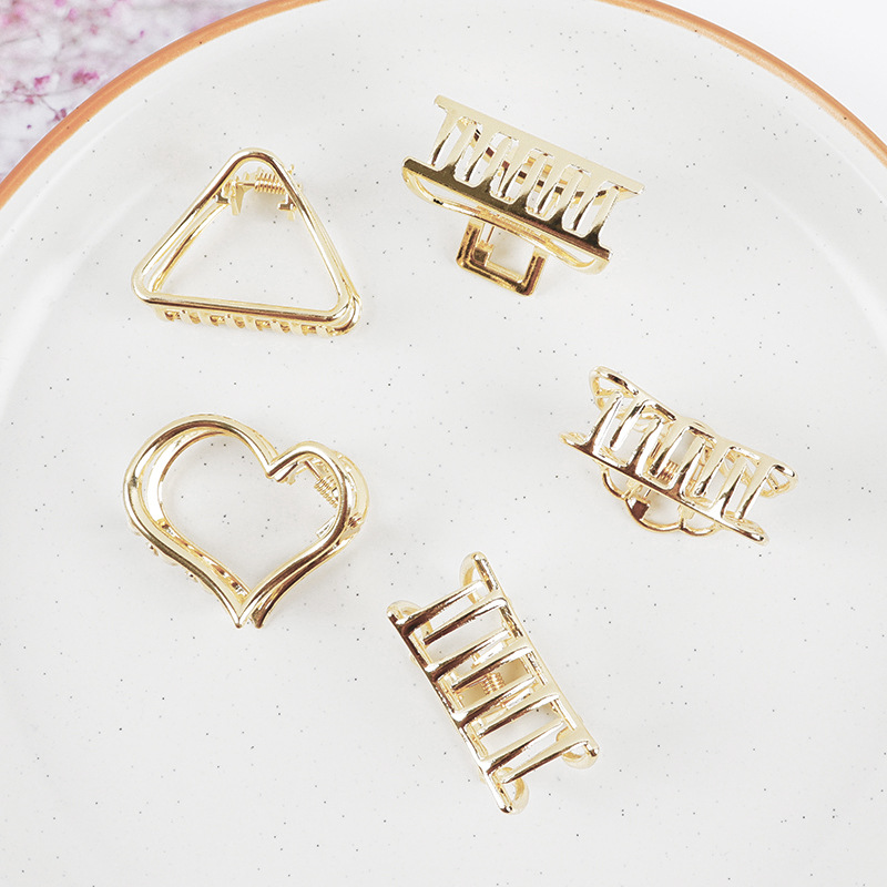 ขนาดเล็ก Minimalist ผม Claw คล - Gold 6138 บทวิจารณ์และราคา