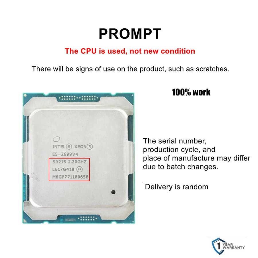 ซีพียู Intel xeon E5 2699 V4 2 - E5 2699 V4 บทวิจารณ์และราคา