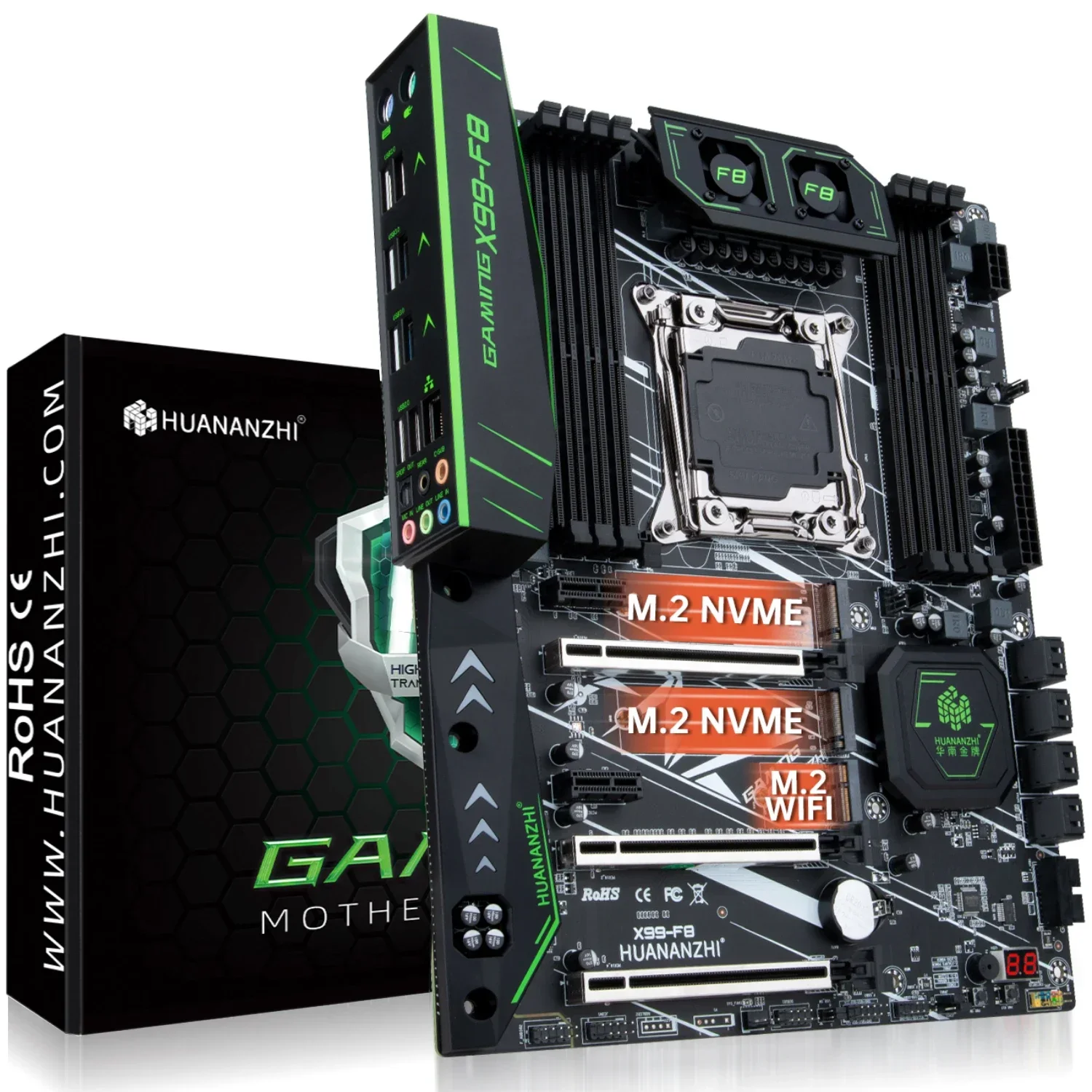 HUANANZHI X99 F8 X99 เมนบอร์ด  - 64Gb Ddr4 Ecc Reg 3200Mhz บทวิจารณ์และราคา